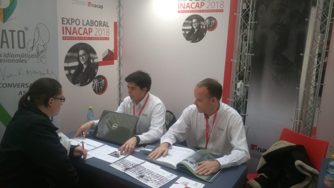 GRATO participa en ferias laborales en INACAP Puente Alto e INACAP Apoquindo